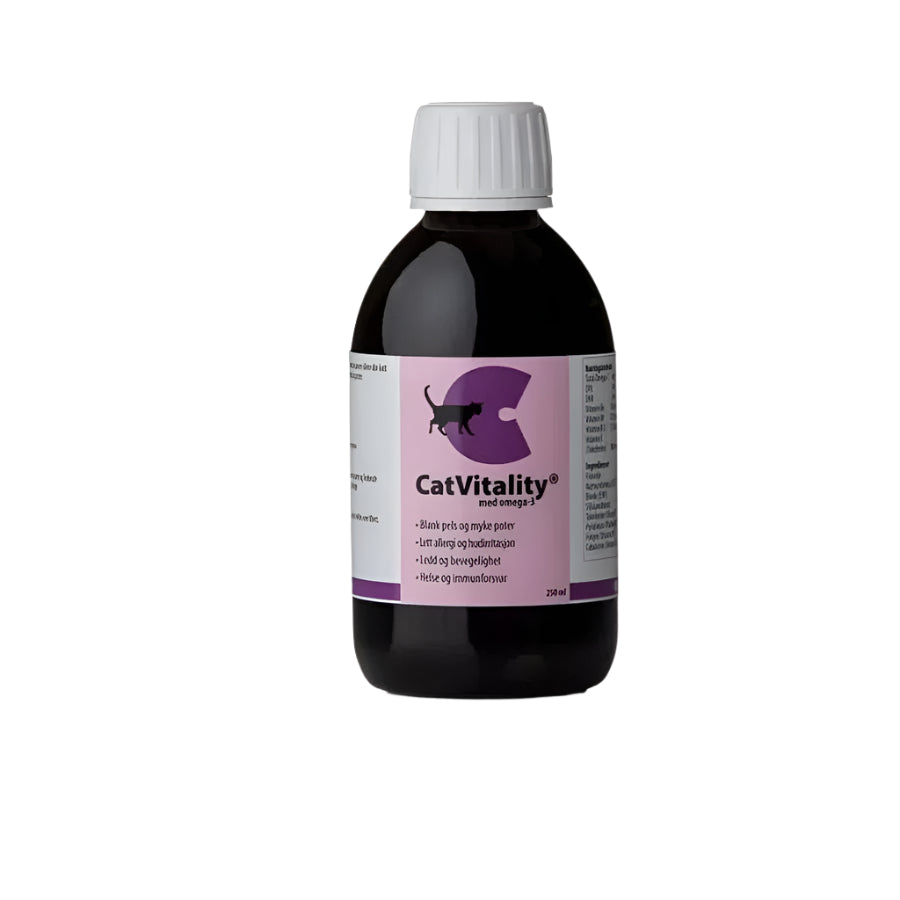 CatVitality Omega - 3 og B - vitaminer med leversmak - A - Vet Shop