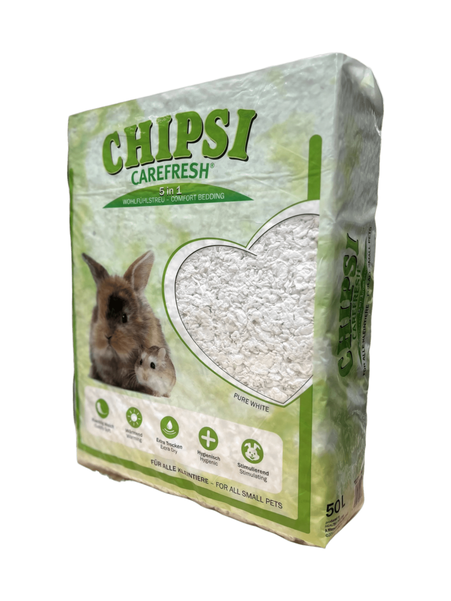 Chipsi Carefresh Pure White - Underlag (3.9kg) fra Chipsi | Kjøp hos A - Vet Shop