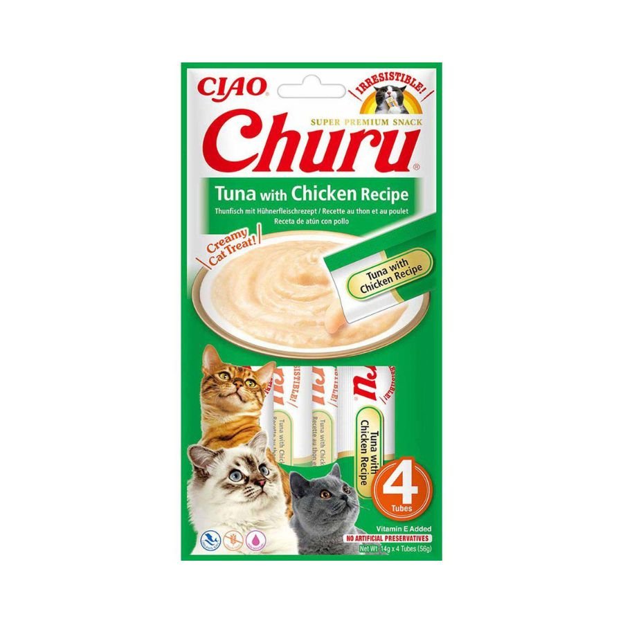 Churu Cat Puree Chicken with Tuna - A - Vet Shop