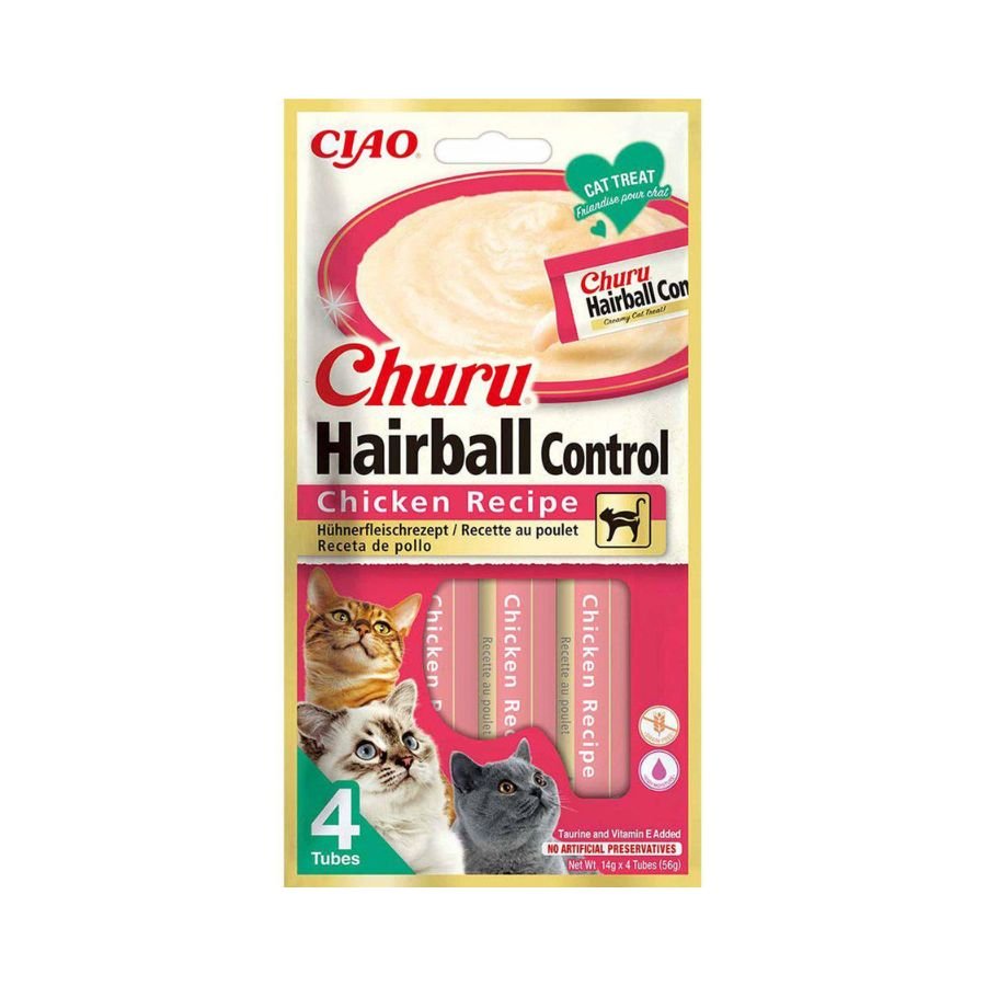 Churu Cat Puree Hairball Control Chicken - A - Vet Shop
