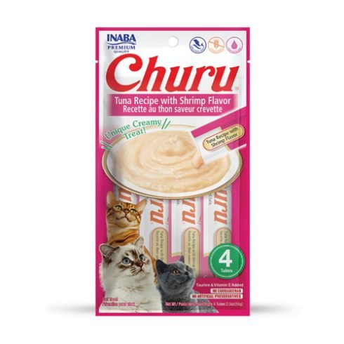 Churu Cat Puree Tuna Recipe with Shrimp Flavor - A - Vet Shop