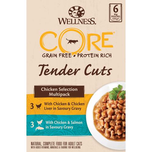 Core Tender Cuts Adult Cat Selection Multipack - A - Vet Shop