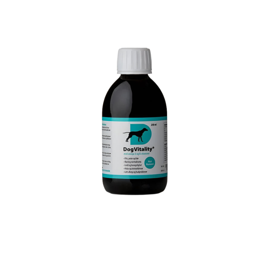 DogVitality Med Omega - 3 og B - Vitaminer med Leversmak - A - Vet Shop