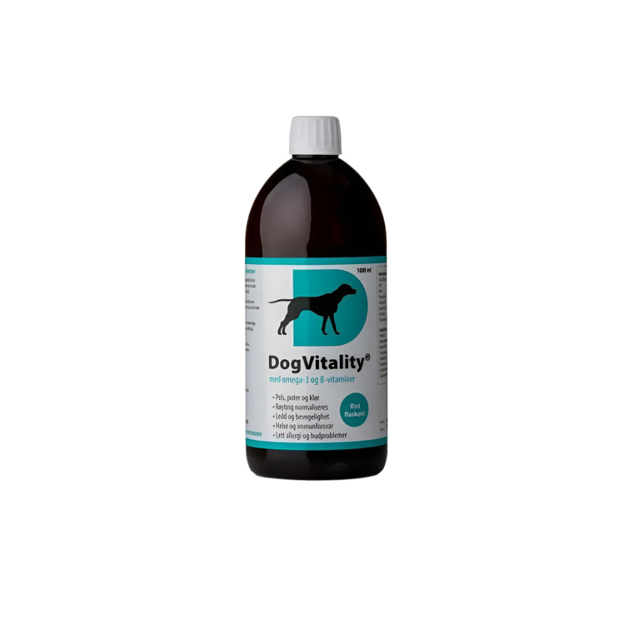 DogVitality Med Omega - 3 og B - Vitaminer med Leversmak - A - Vet Shop