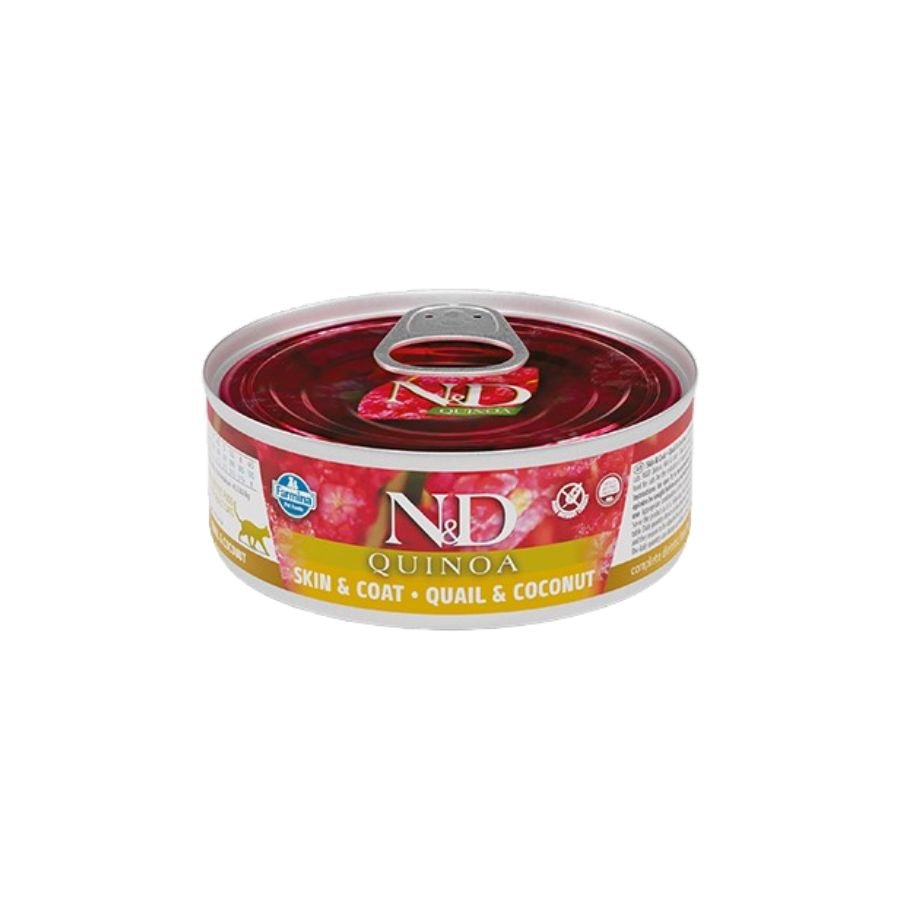 Farmina N&D Quinoa Skin & Coat With Quail & Coconut Adult Cat - A - Vet Shop