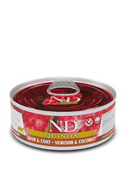 Farmina N&D Quinoa Skin & Coat With Venison & Coconut Adult Cat - A - Vet Shop
