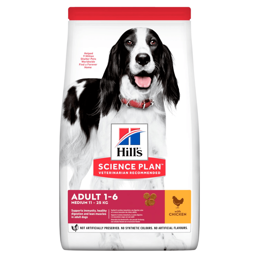 Hill's Science Plan Canine Adult Medium Chicken - Tørrfôr (12 kg) fra Hill's Science Plan | Kjøp hos A - Vet Shop