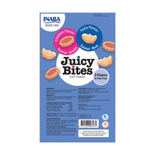 Juicy Cat Bites Chicken and Tuna Flavor - A - Vet Shop