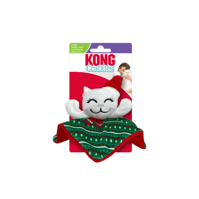 KONG Holiday Crackles Santa Kitty - A - Vet Shop