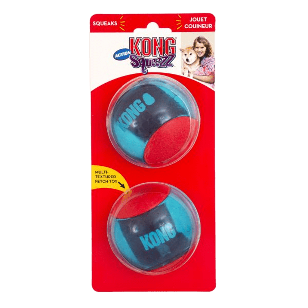 KONG Squeezz Action Ball Red - A - Vet Shop
