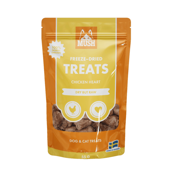 Mush Freeze - Dried Kyllinghjerte - A - Vet Shop