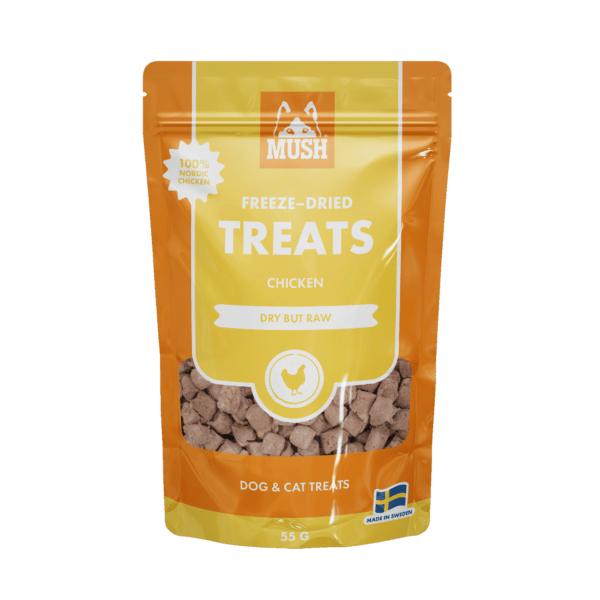 Mush Freeze - Dried Treats Kylling - A - Vet Shop