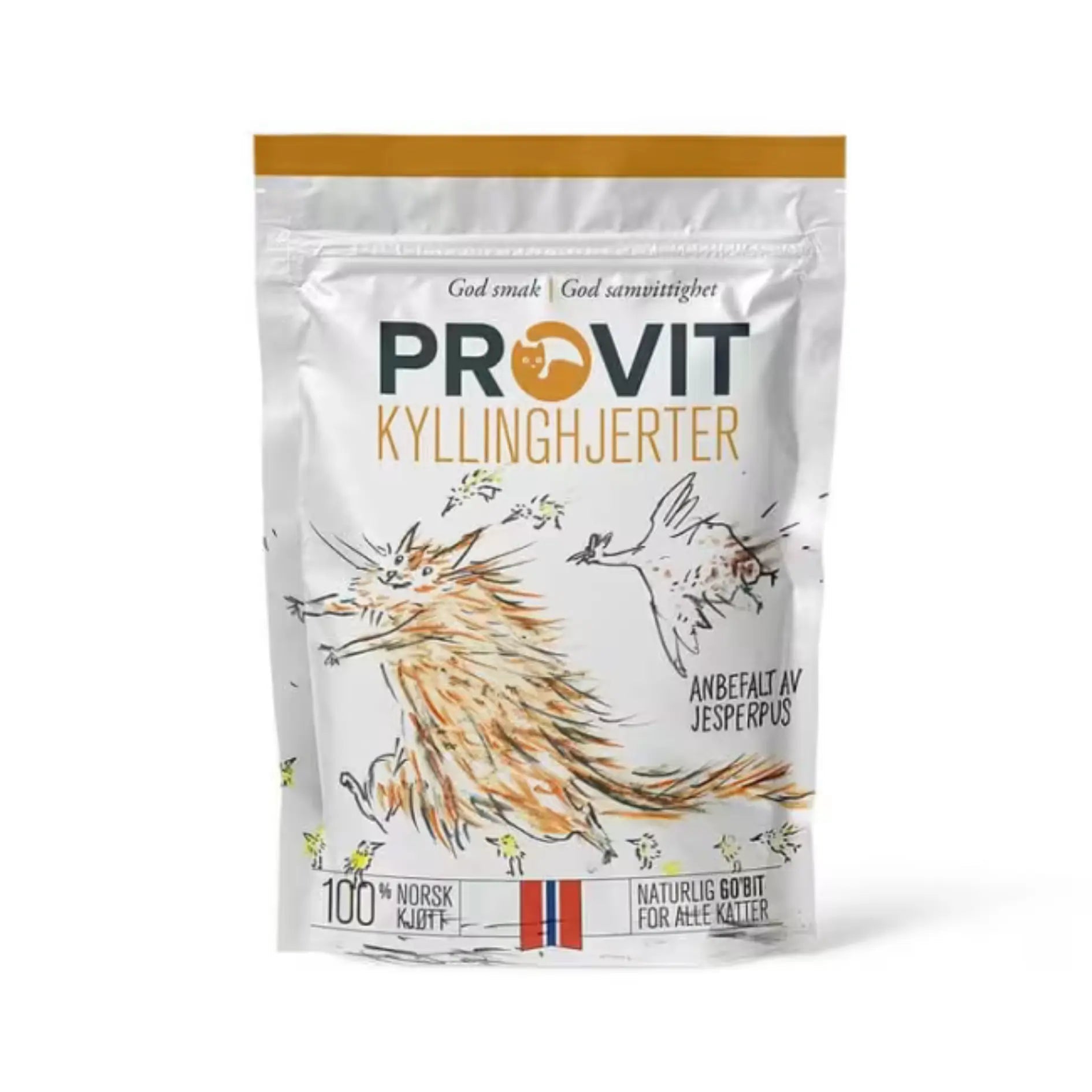 Provit Frysetørket Kyllinghjerte - A - Vet Shop