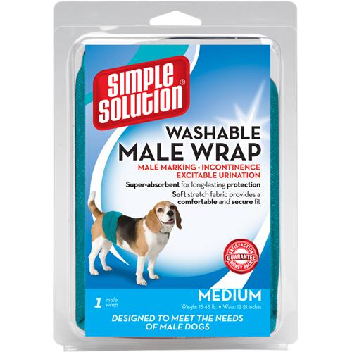 Simple Solution Vaskbart Magebånd til Hannhund - A - Vet Shop