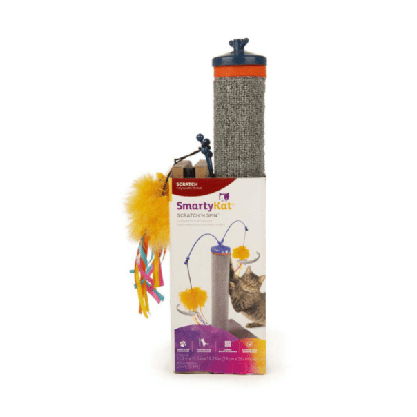 SmartyKat Scratch 'N Spin - A - Vet Shop