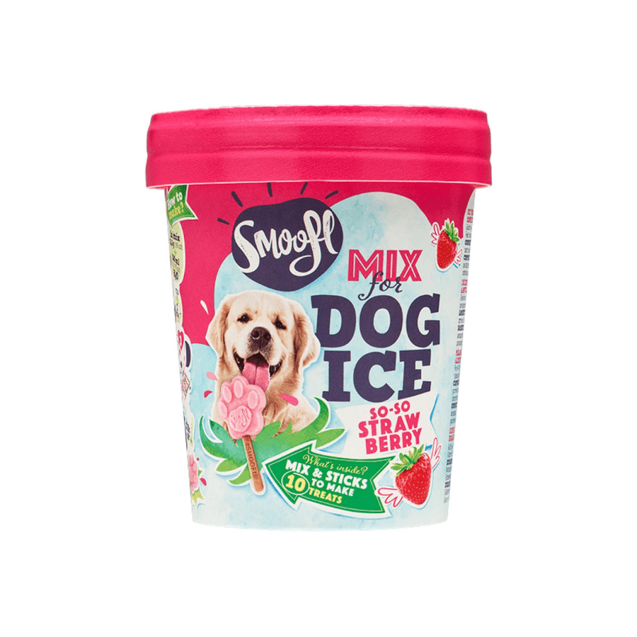 Smoofl Hundeis Jordbær - A - Vet Shop