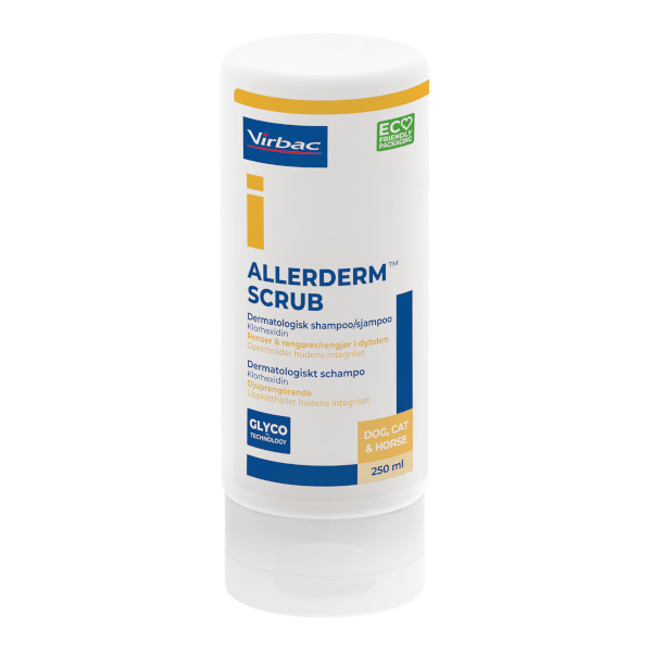 Virbac Allerderm Scrub Sjampo - A - Vet Shop