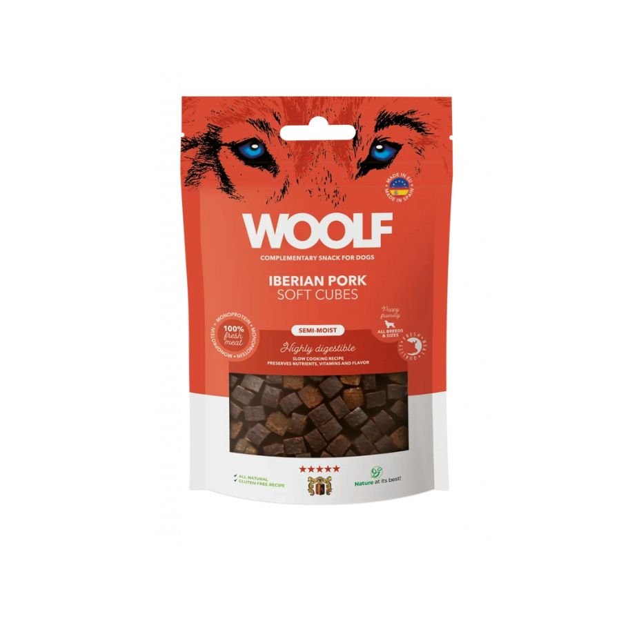 Woolf Soft Cubes Iberian Pork - A - Vet Shop