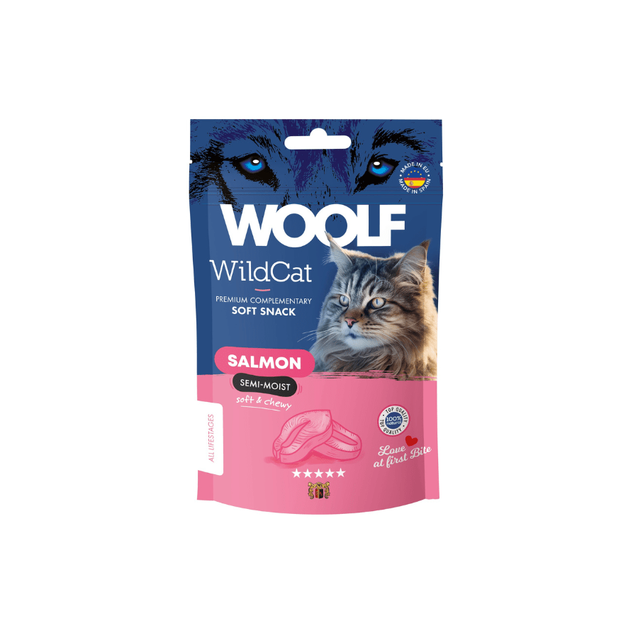 Woolf Wildcat Snacks Salmon - A - Vet Shop