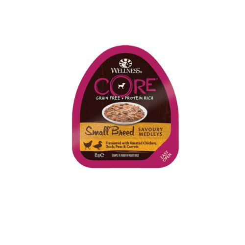 Core Small Breed Savoury Medleys Flavoured with roasted Chicken, Duck, Peas & Carrots - A - Vet Shop