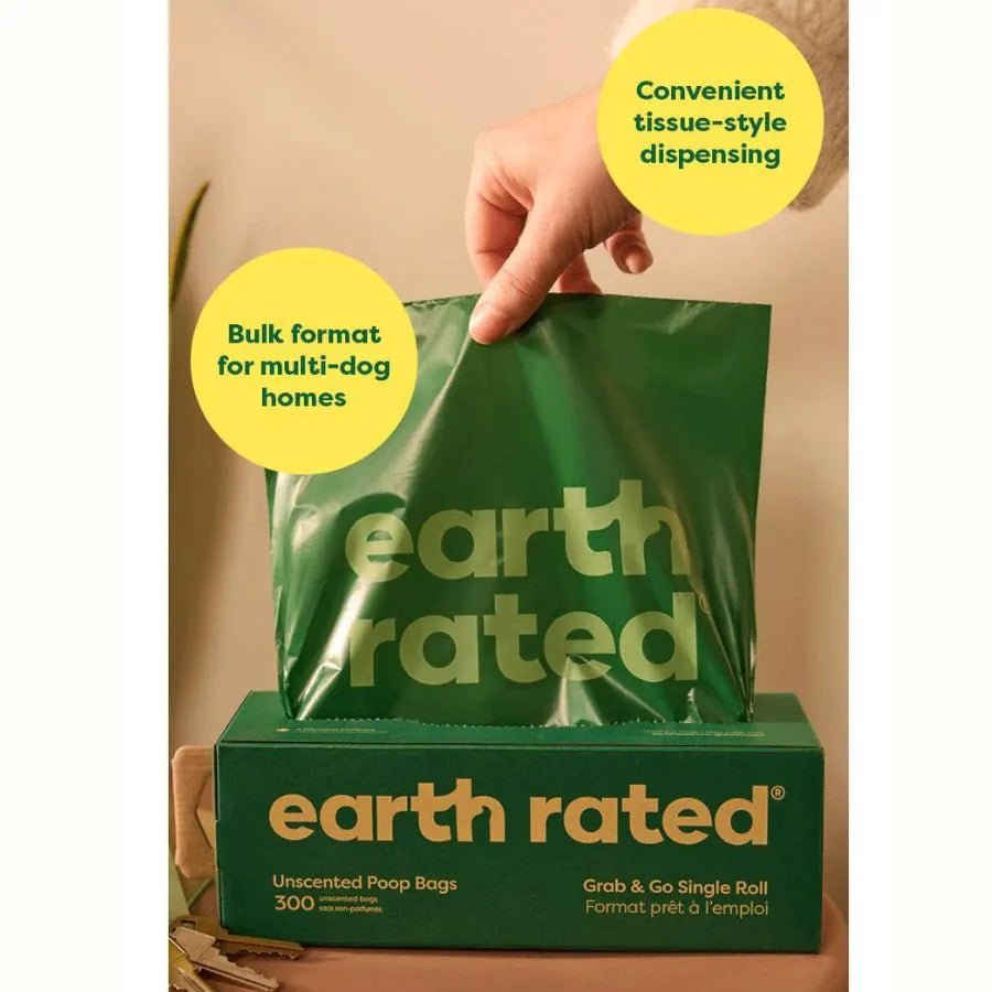 Earth Rated Eco - Friendly Hundeposer - 300 stk - A - Vet Shop