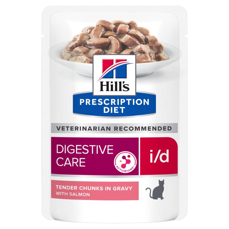 Hill's Prescription Diet Feline i/d Salmon Porsjonsposer - A - Vet Shop