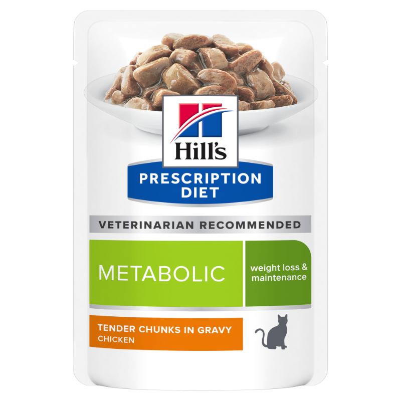Hill's Prescription Diet Feline Metabolic Chicken Porsjonsposer - A - Vet Shop