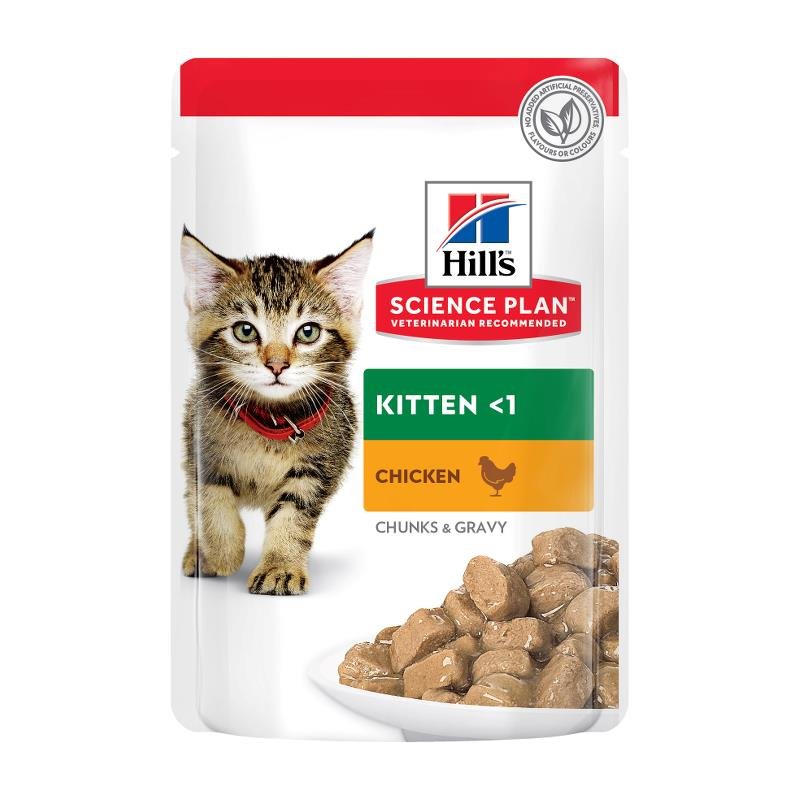 Hill's Science Plan Kitten Chicken & Turkey Porsjonsposer - A - Vet Shop