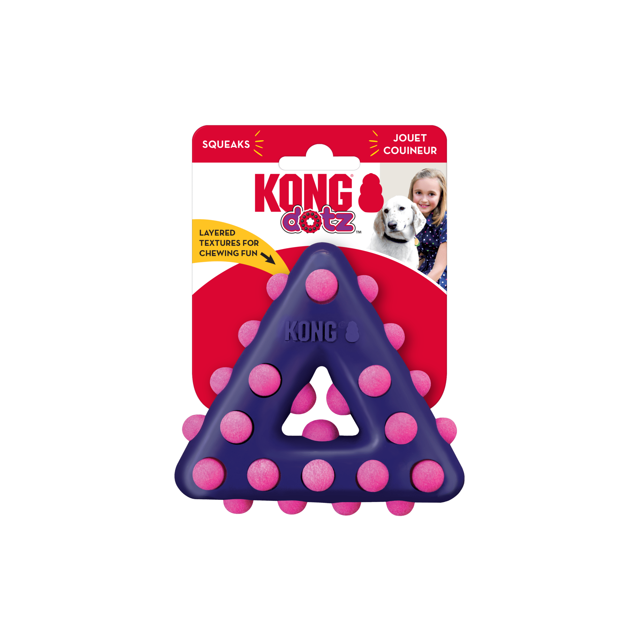 KONG Dotz Triangle - A - Vet Shop