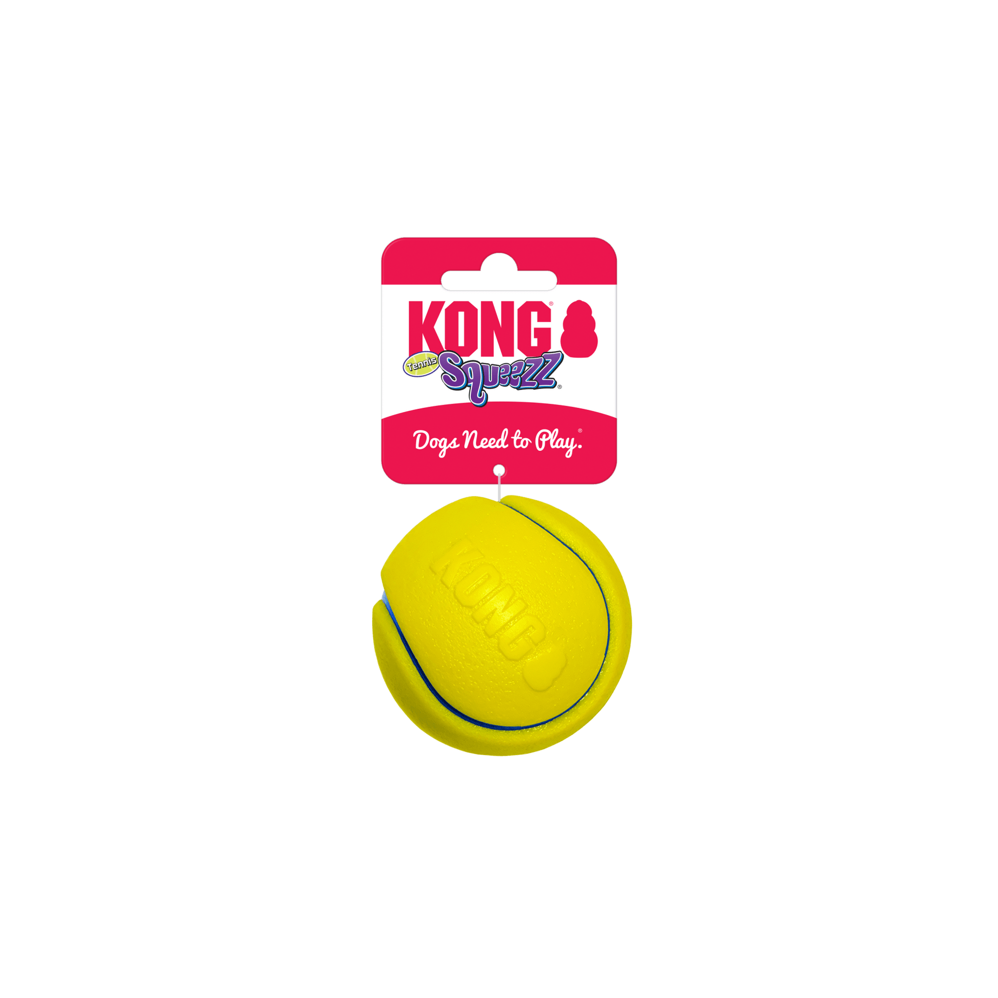 KONG Squeezz Tennis - A - Vet Shop