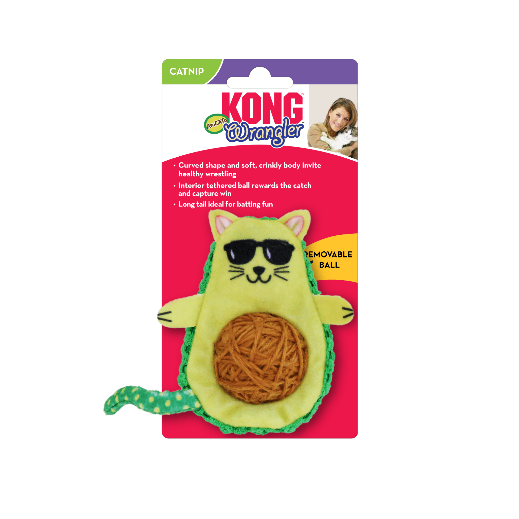 KONG Wrangler AvoCato - A - Vet Shop