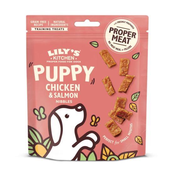 Lily's Kitchen Puppy Chicken & Salmon Nibbles - A - Vet Shop
