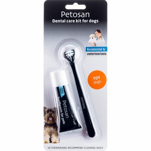 Petosan Tannbørste med Tannpasta - A - Vet Shop