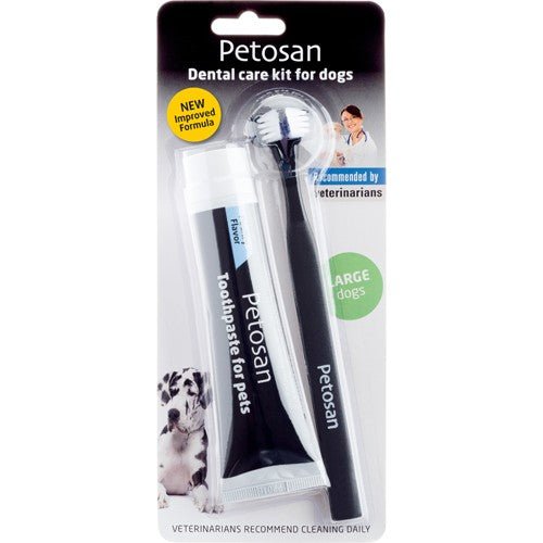 Petosan Tannbørste med Tannpasta - A - Vet Shop