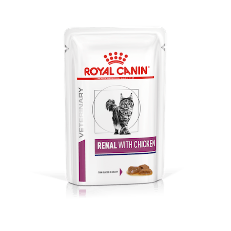 Royal Canin Cat Vital Renal Chicken Thin Slices in Gravy Pouch - A - Vet Shop