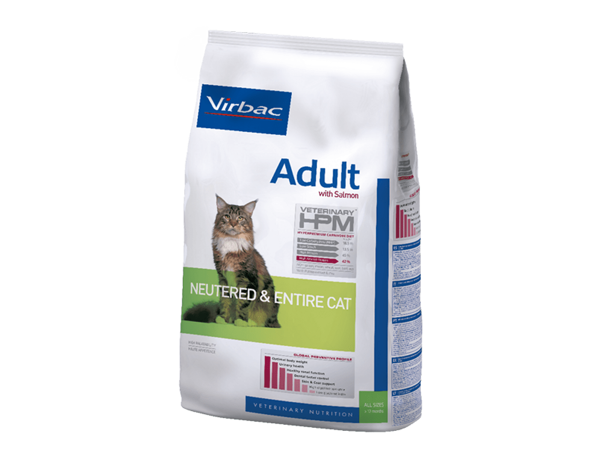 Virbac HPM Cat Adult Neutered & Entire Cat - Salmon - A - Vet Shop