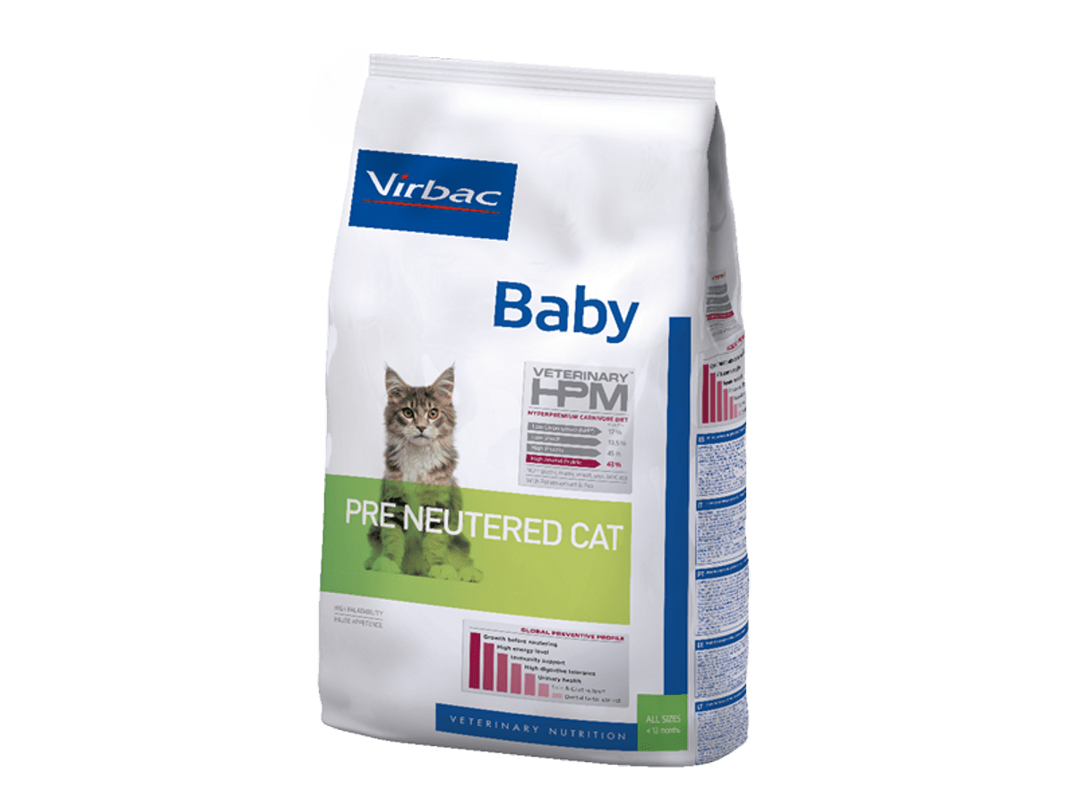 Virbac HPM Pre Neutered Baby Cat - Svin og Fjærkre - A - Vet Shop