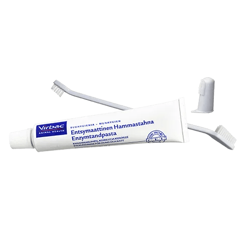 Virbac Tannhygienesett 70 g Hund og Katt - A - Vet Shop