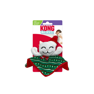 KONG Holiday Crackles Santa Kitty