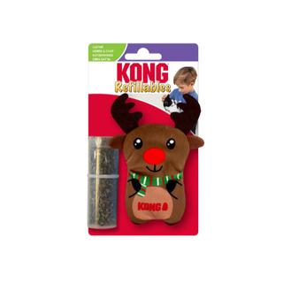 Juleleke KONG Holiday Refillables Reindeer