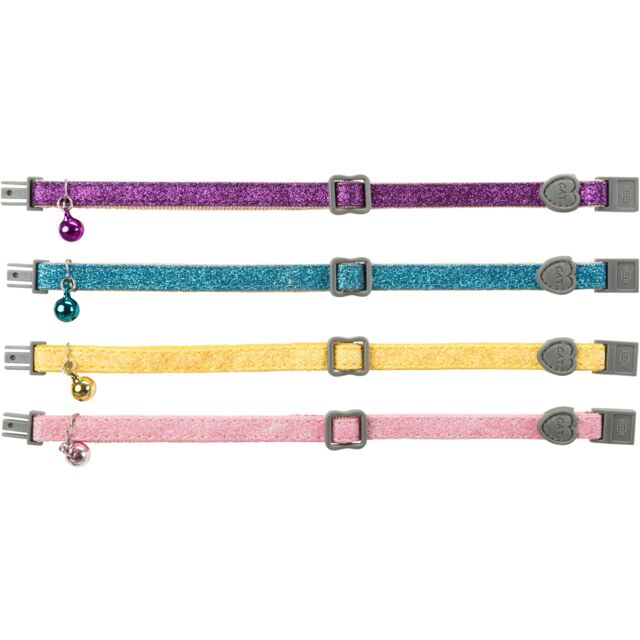 Kattehalsbånd med glitter