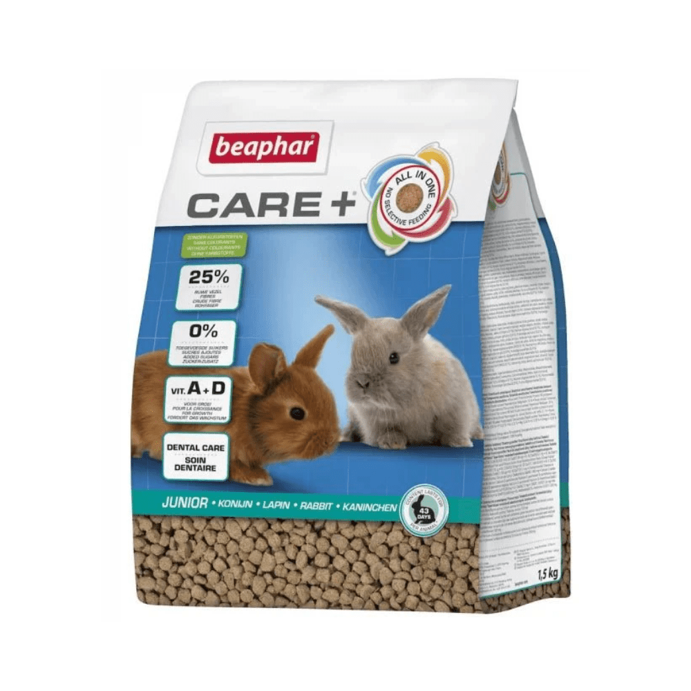 Beaphar CARE+ Jr. Kanin - Fôr - Kanin (1.5 kg) fra Beaphar | Kjøp hos A - Vet Shop