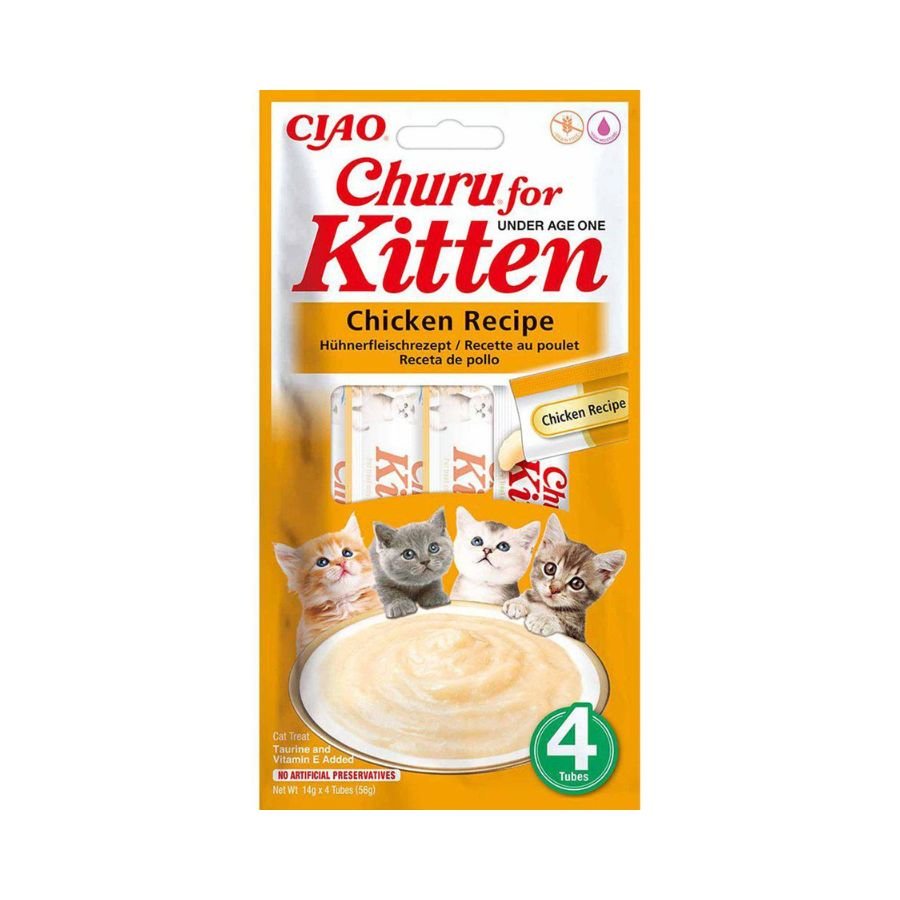 Churu Cat Puree Kitten Chicken - A - Vet Shop