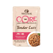 Core Cat Tender Cuts with Salmon & Tuna in Savoury Gravy - Våtfôr () fra Core | Kjøp hos A - Vet Shop