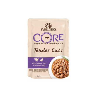 Core Cat Tender Cuts Turkey & Duck in Gravy 85gram