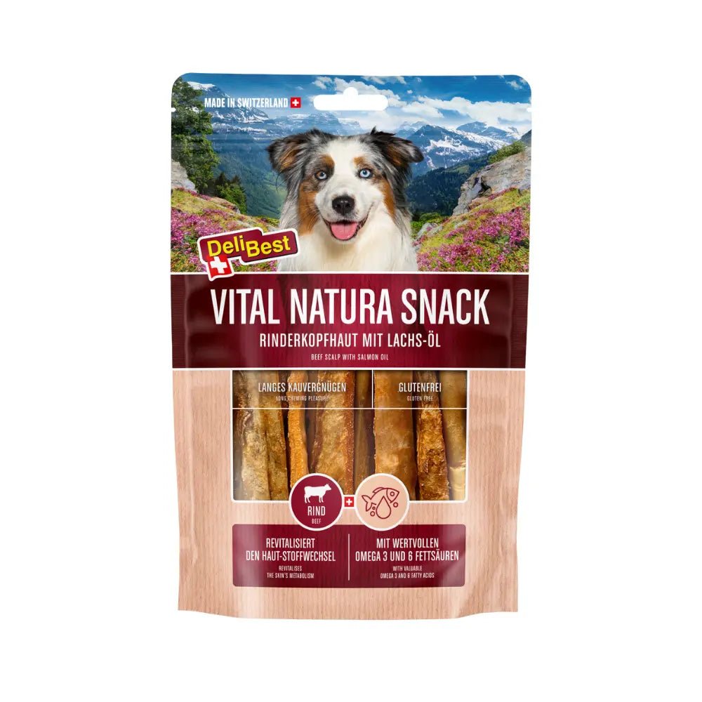 DeliBest Vital Nature Snack med Lakseolje - Omega 3 - Tyggebein & Tyggepinner () fra DeliBest | Kjøp hos A - Vet Shop