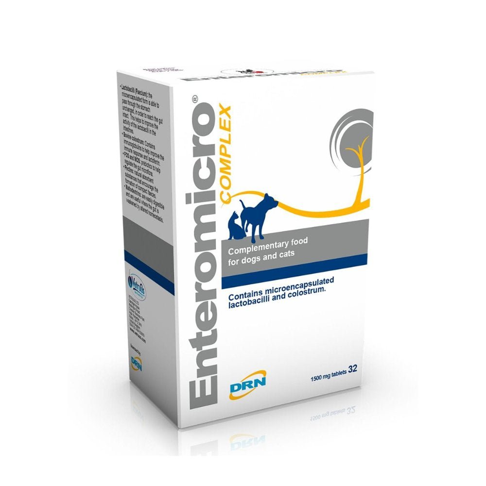 DRN Enteromicro Complex tabletter 32 stk - Mage og tarm () fra Dr. Baddaky | Kjøp hos A - Vet Shop