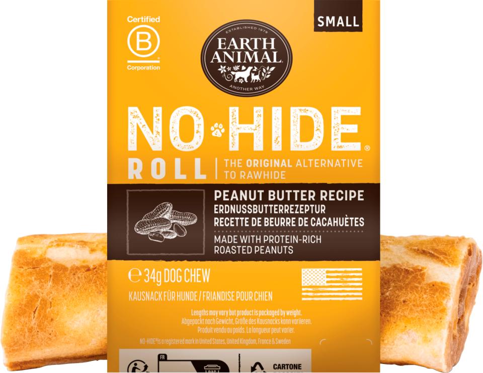 Earth Animal No - Hide Peanut Butter Chews - Tyggebein & Tyggepinner (S) fra Earth Animal | Kjøp hos A - Vet Shop