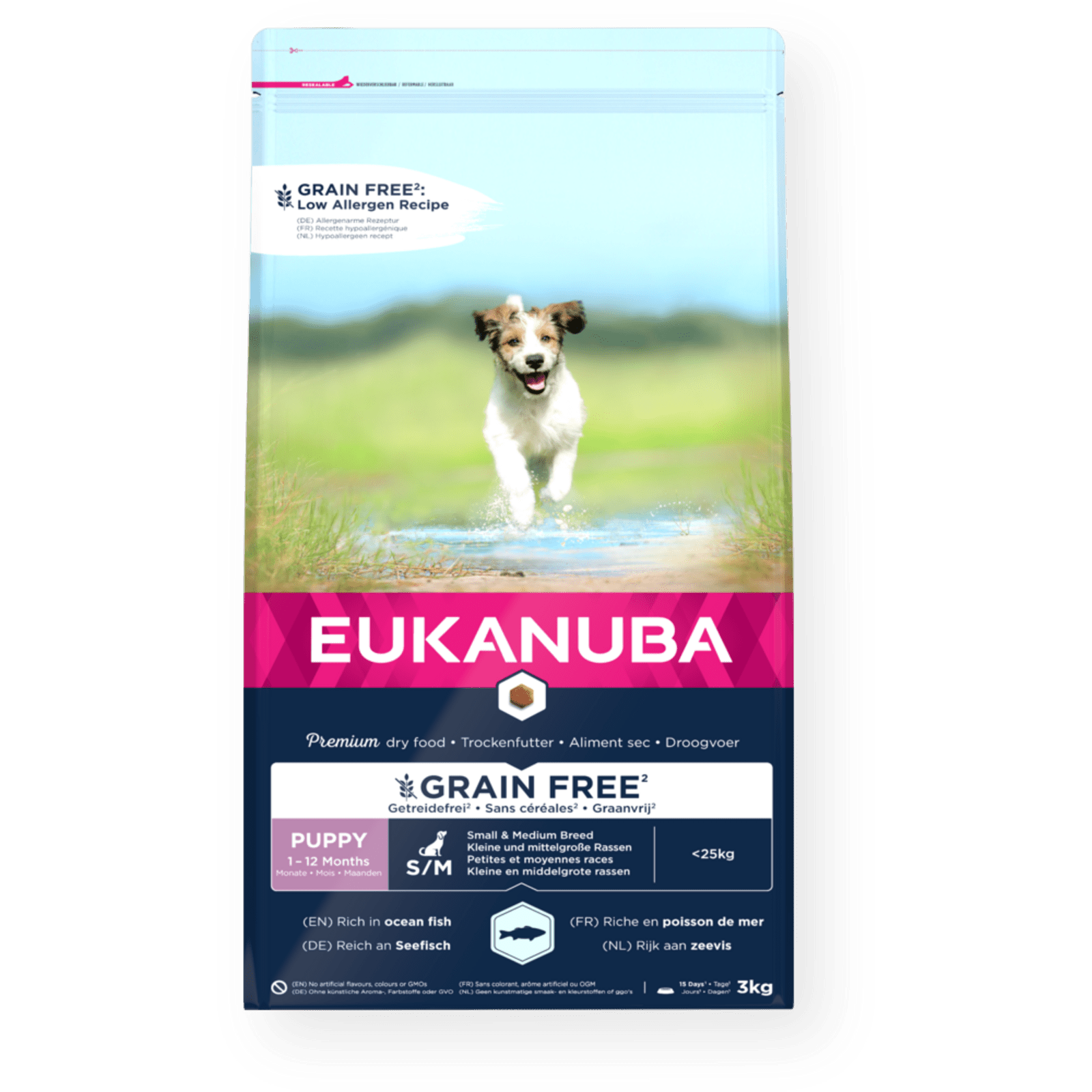 Eukanuba Grain Free Puppy Small Medium Breed Ocean Fish - A - Vet Shop