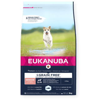 Eukanuba Grain Free Senior Small/Medium Breed Ocean Fish - A - Vet Shop